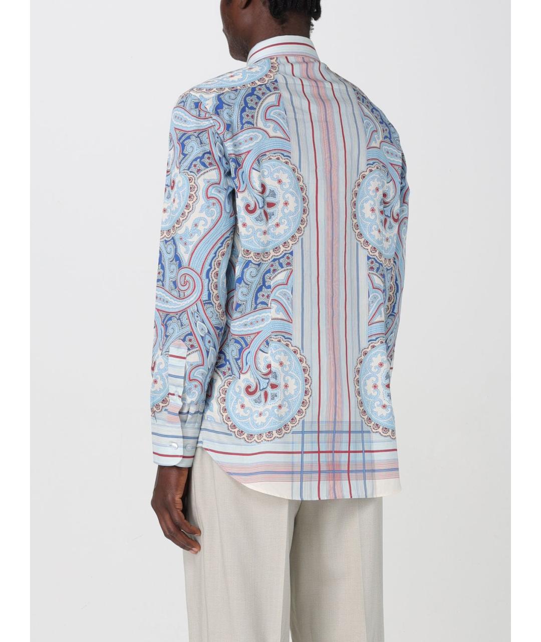 ETRO Мульти хлопковая кэжуал рубашка, фото 4