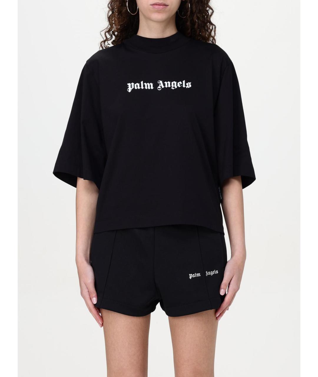 PALM ANGELS Черная футболка, фото 2
