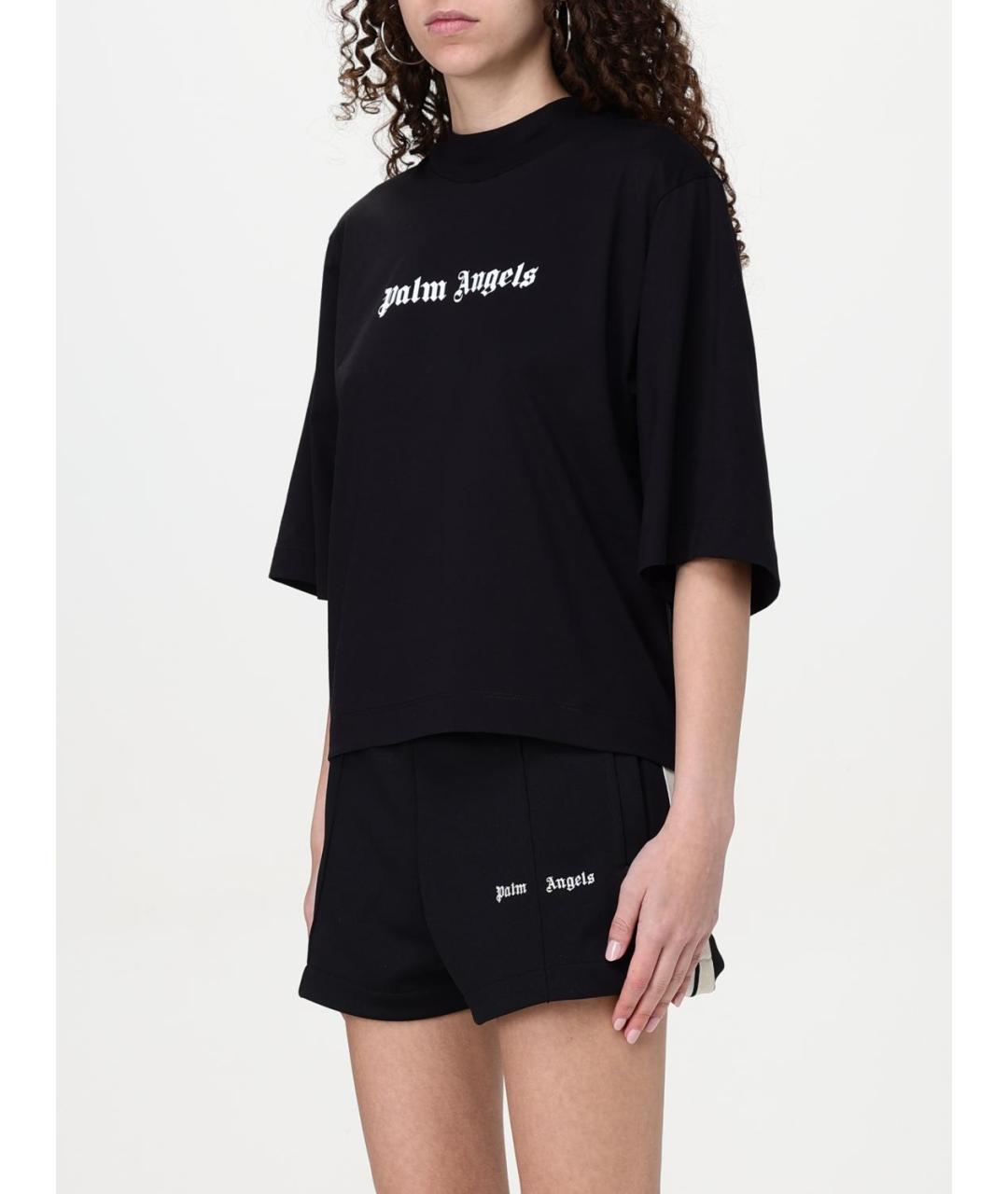 PALM ANGELS Черная футболка, фото 5