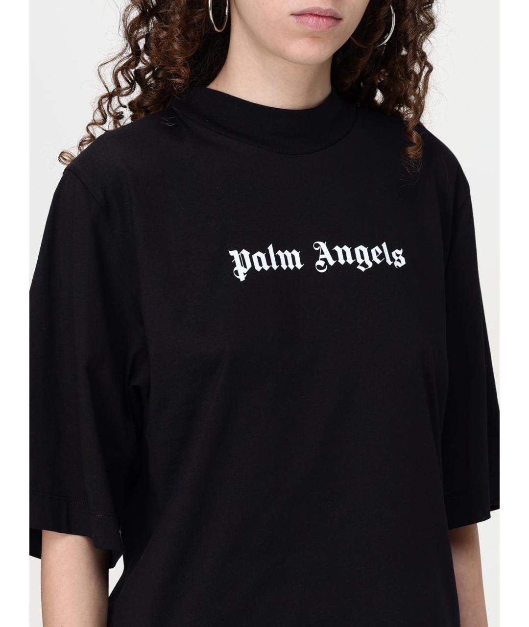 PALM ANGELS Черная футболка, фото 6