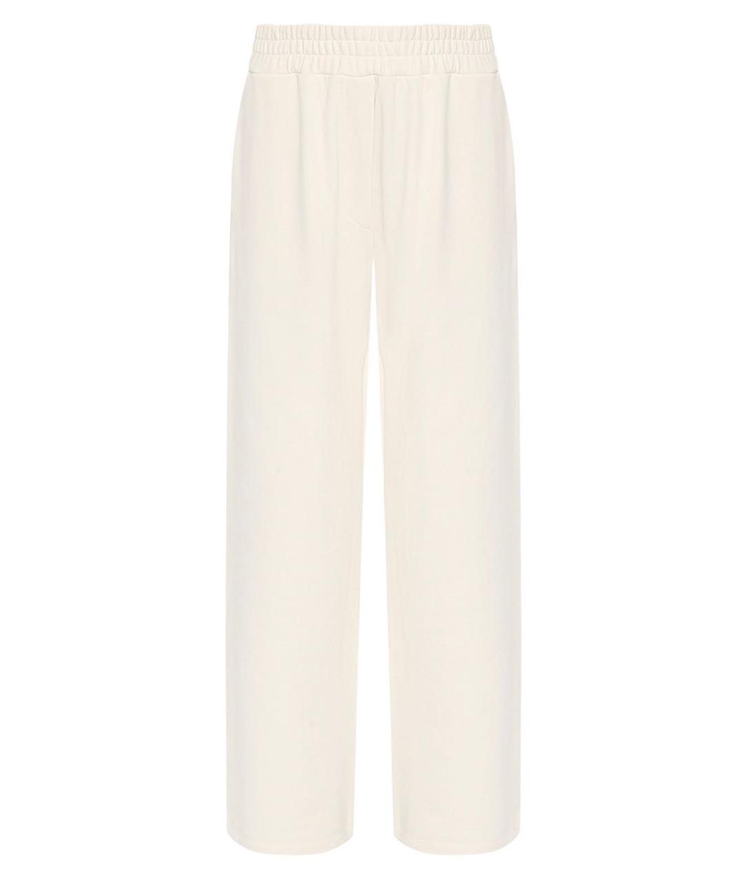 MAX MARA Бежевый хлопковый костюм с брюками, фото 2