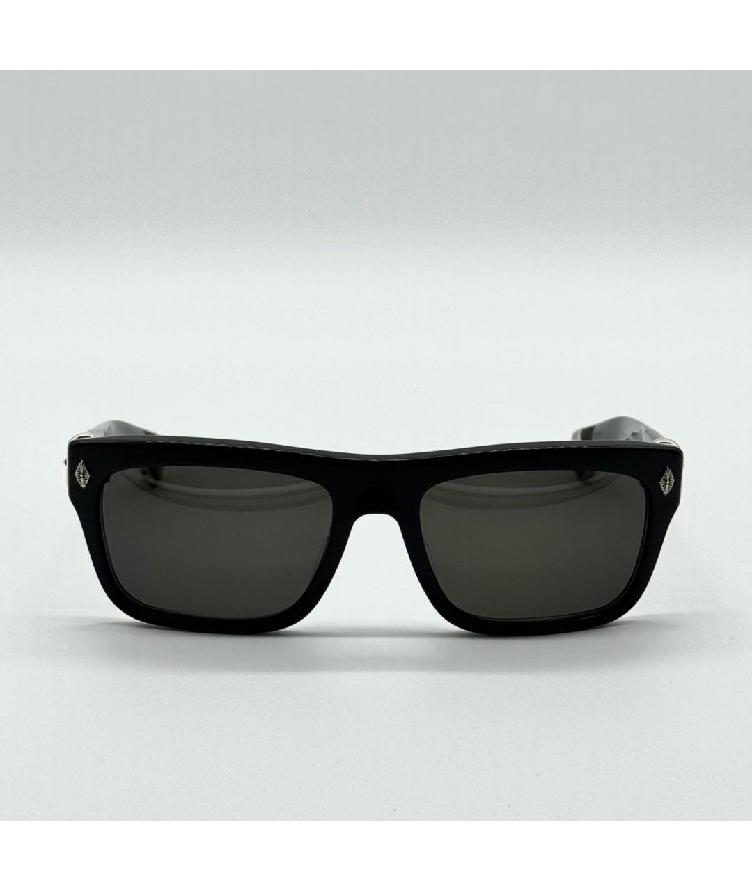 CHROME HEARTS Черные пластиковые солнцезащитные очки, фото 2