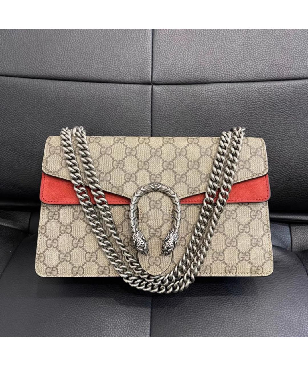 GUCCI Красная сумка через плечо, фото 8
