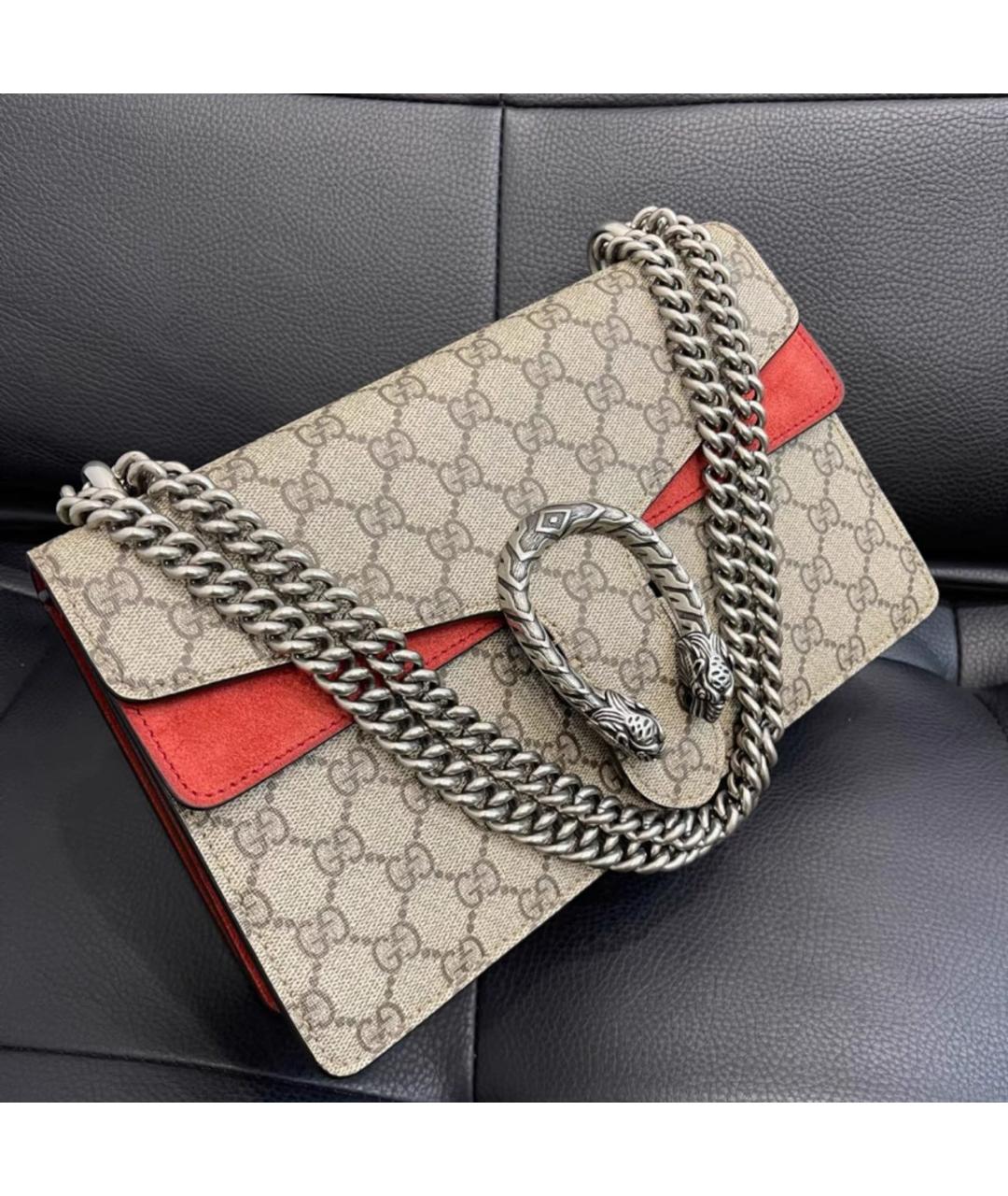 GUCCI Красная сумка через плечо, фото 3