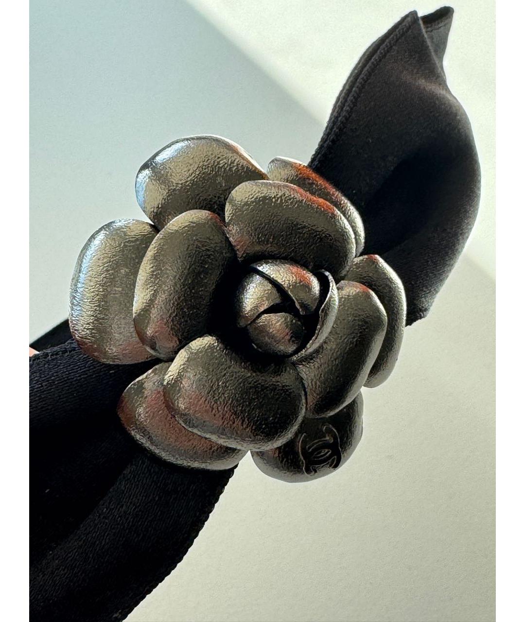 CHANEL Черный ободок, фото 3