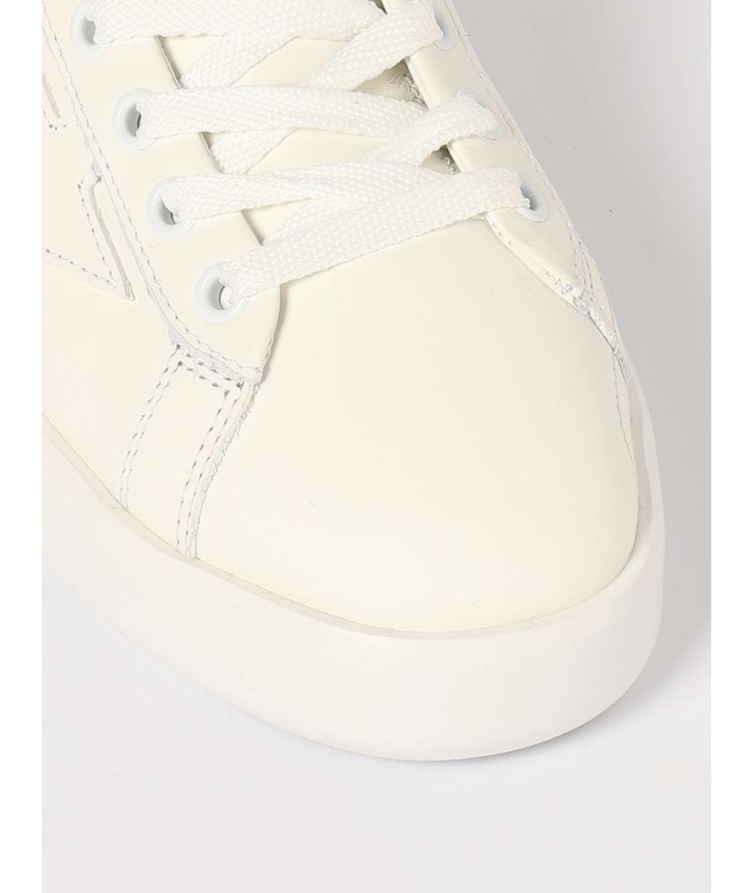 GOLDEN GOOSE DELUXE BRAND Бежевые кожаные кеды, фото 4