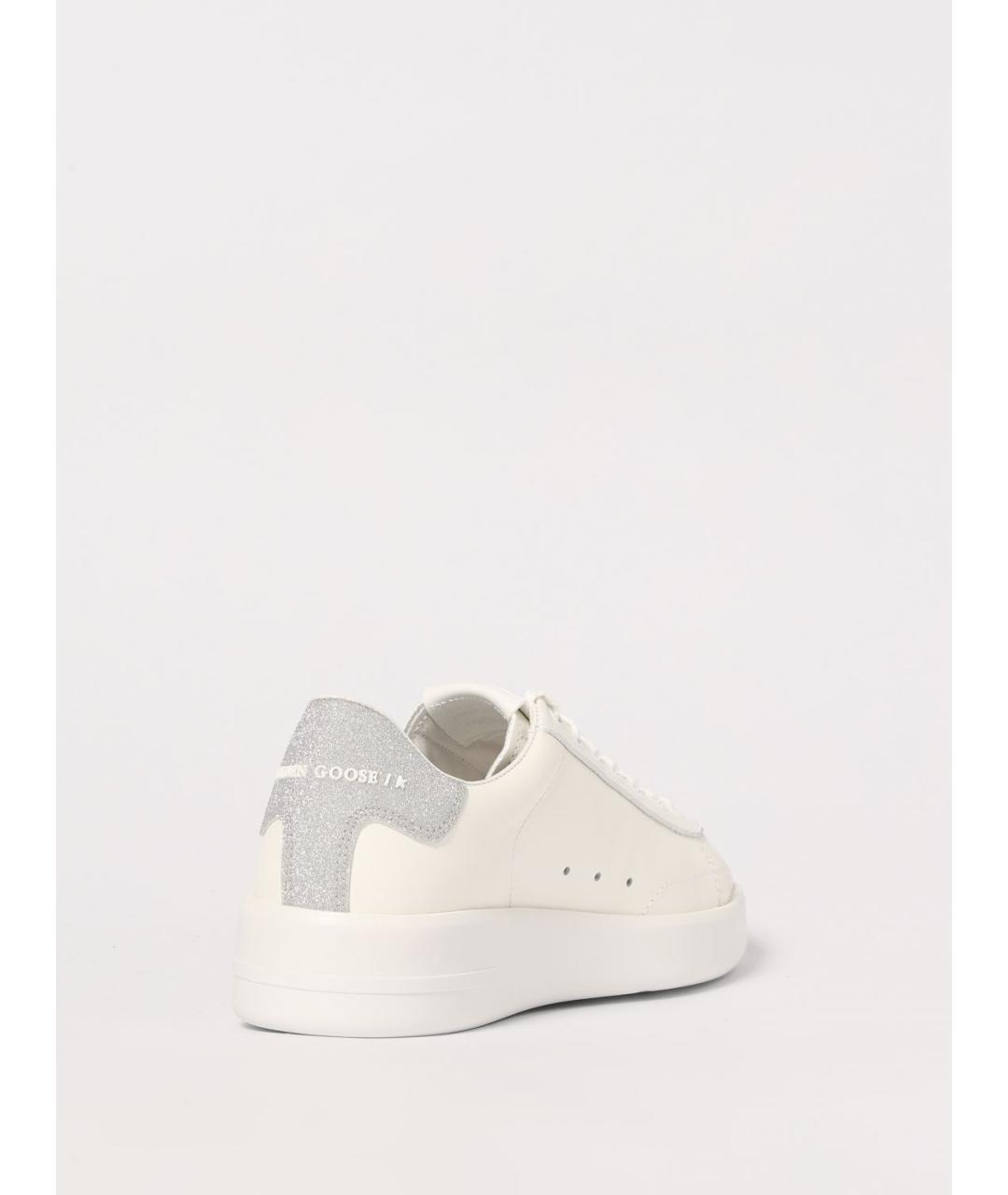 GOLDEN GOOSE DELUXE BRAND Бежевые кожаные кеды, фото 3