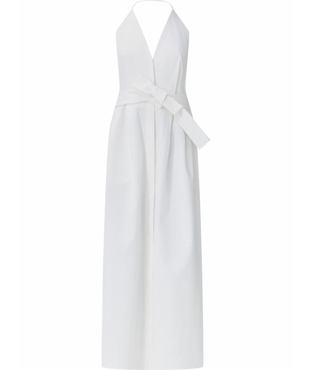 MAX MARA Белое хлопковое повседневное платье, фото 1