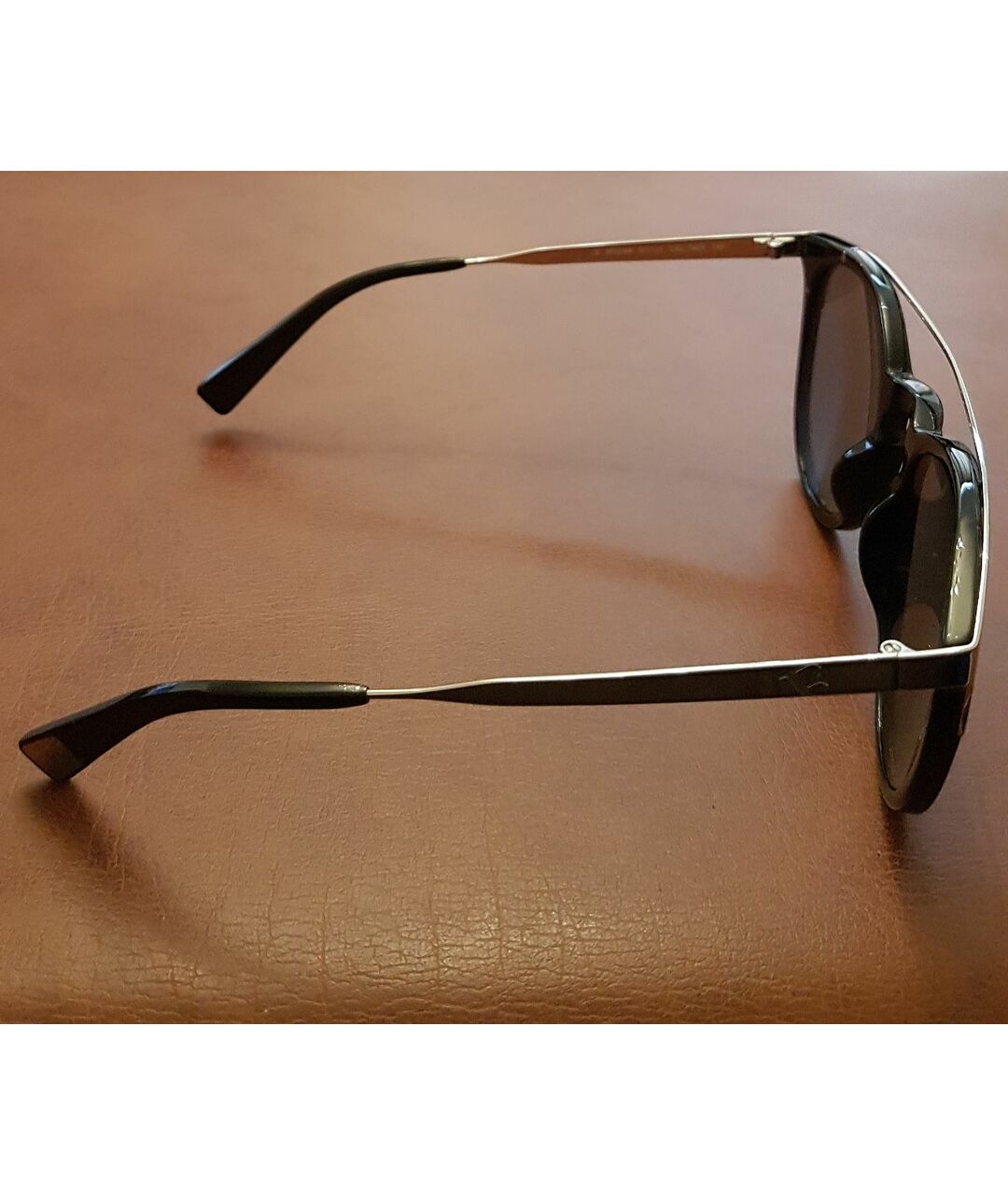 FURLA Черные металлические солнцезащитные очки, фото 4