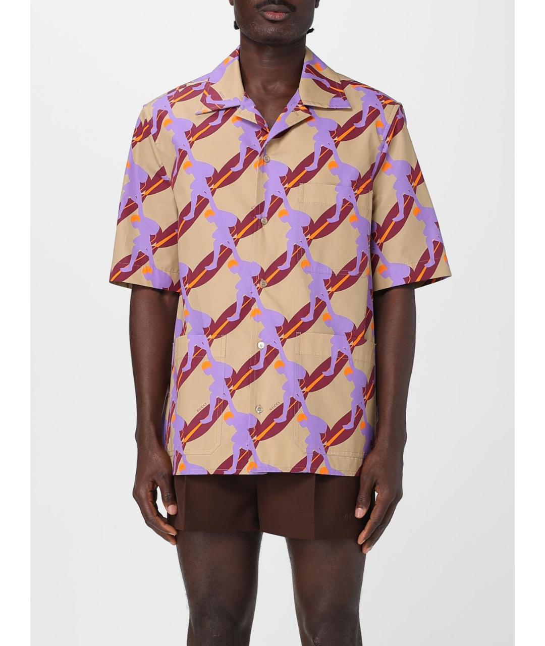 GUCCI Мульти кэжуал рубашка, фото 2