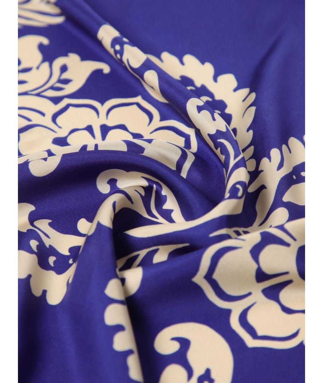 ETRO Фиолетовый шелковый платок, фото 3