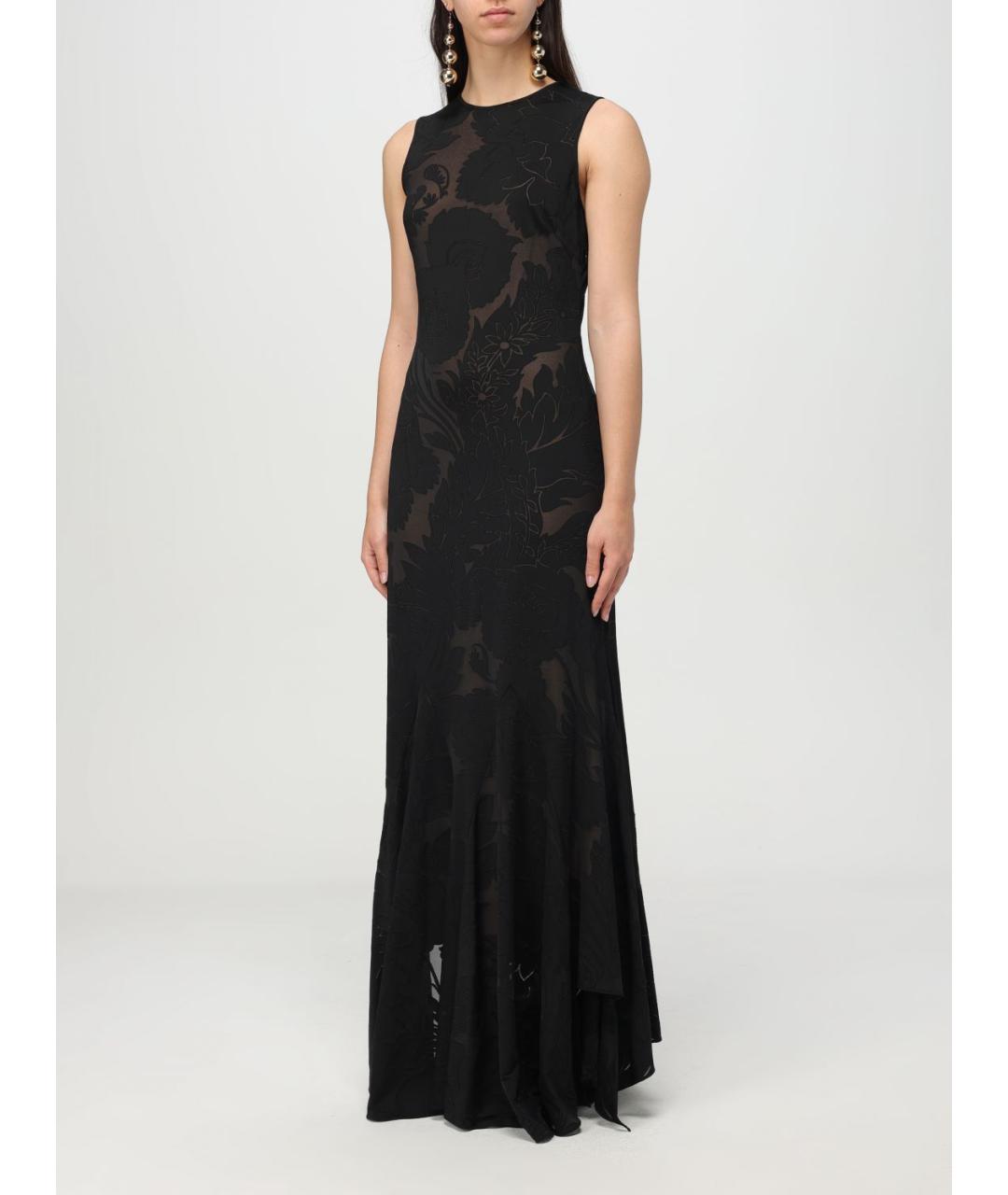 ETRO Черное вискозное платье, фото 4
