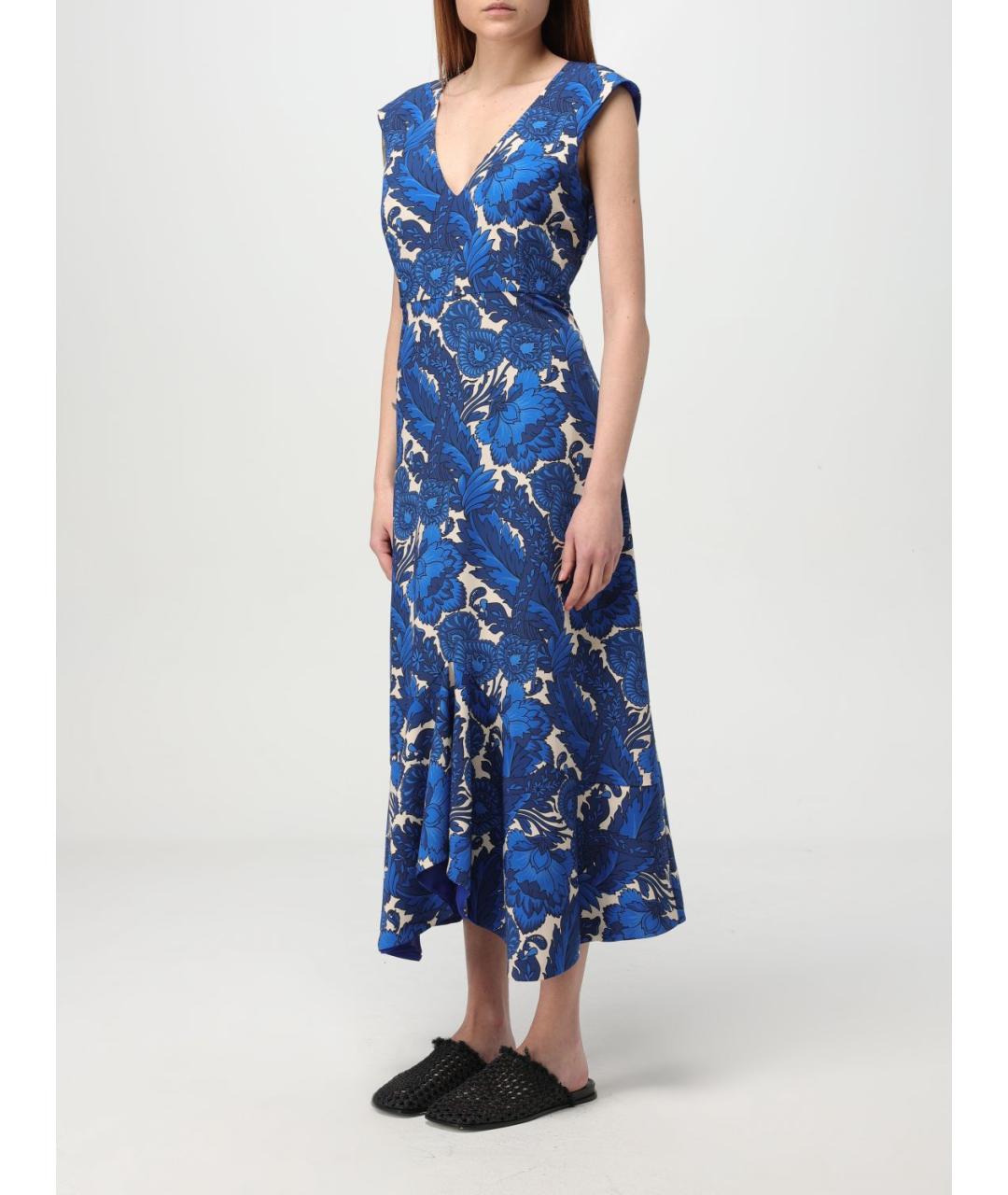 ETRO Синее повседневное платье, фото 4