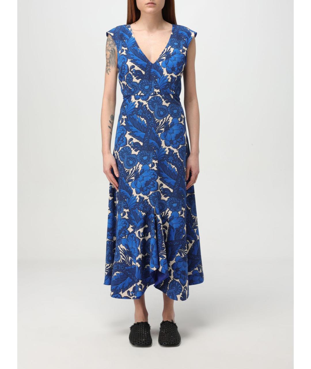 ETRO Синее повседневное платье, фото 2