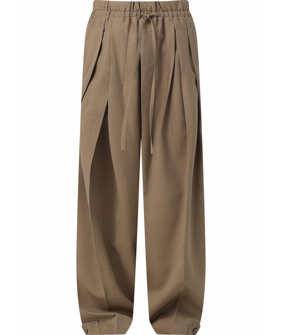 JIL SANDER Серые брюки широкие, фото 1