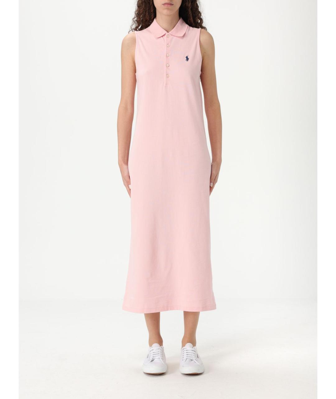 POLO RALPH LAUREN Розовое платье, фото 2