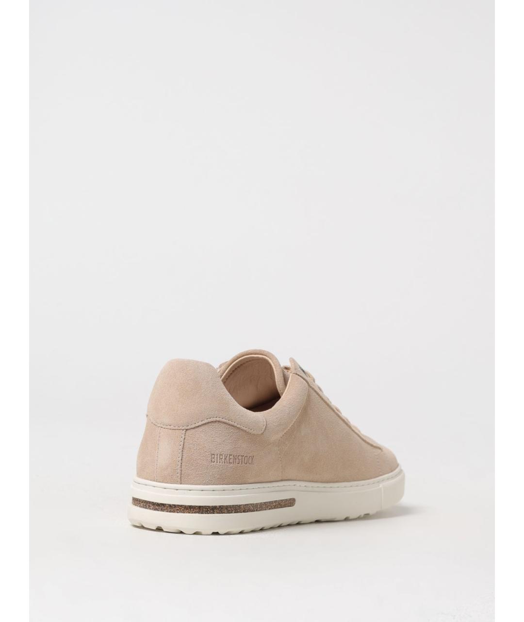 BIRKENSTOCK Бежевые нубуковые низкие кроссовки / кеды, фото 3