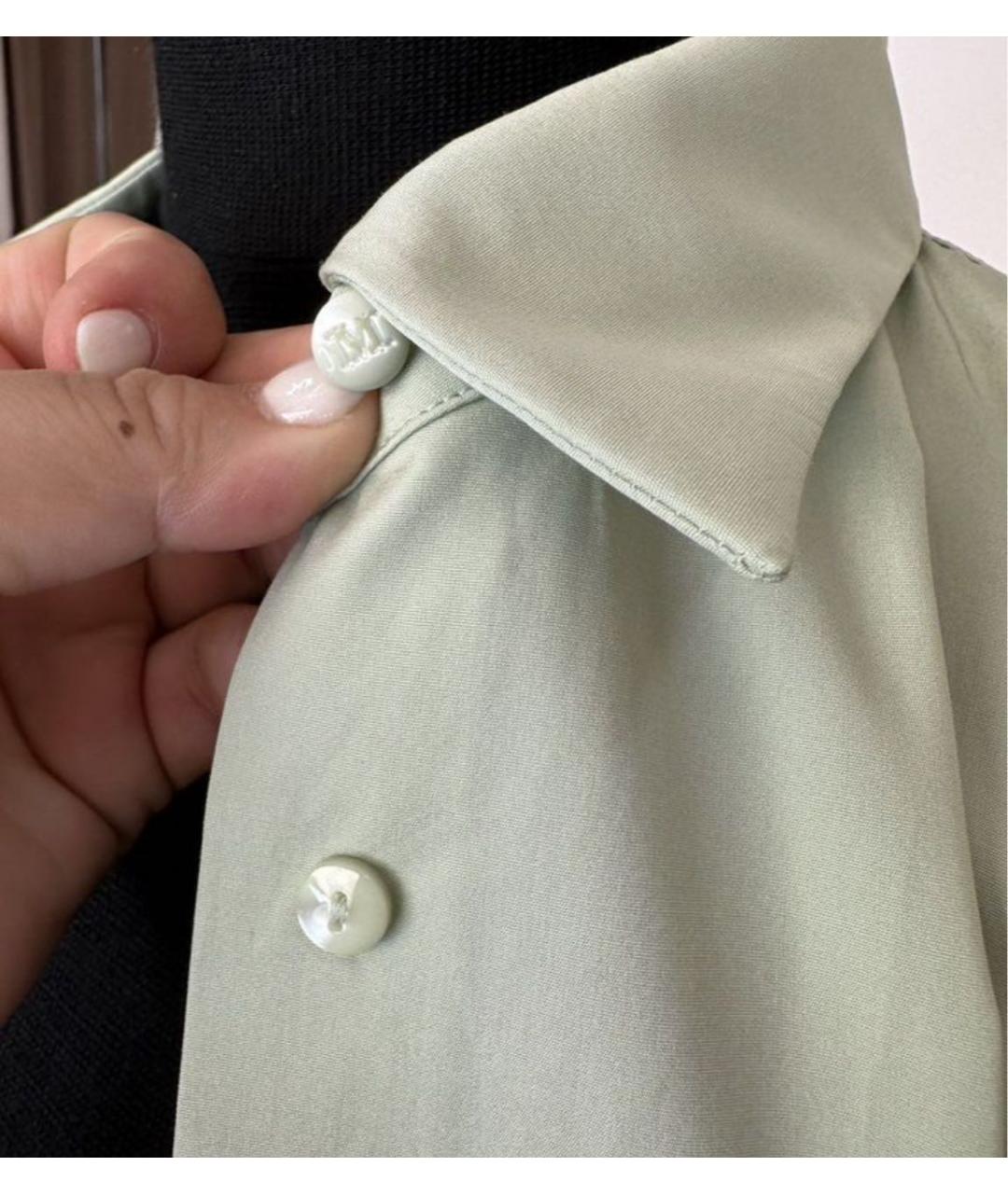 MAX MARA Зеленый хлопковый костюм с брюками, фото 4