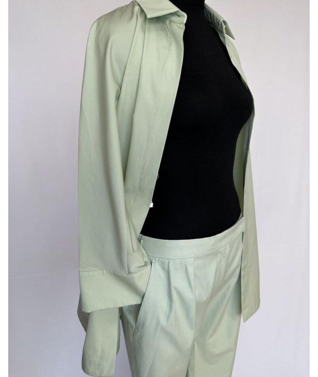 MAX MARA Зеленый хлопковый костюм с брюками, фото 7