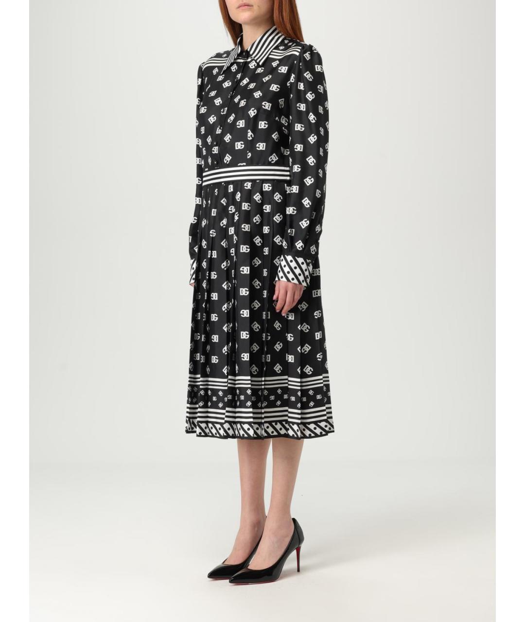DOLCE&GABBANA Черное платье, фото 4
