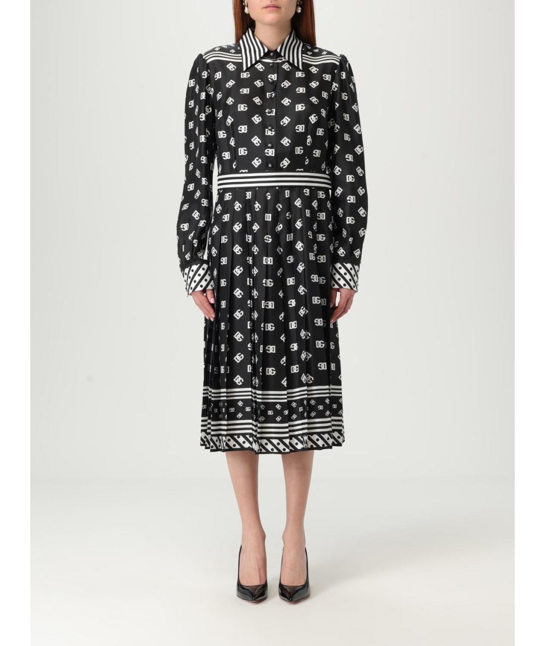 DOLCE&GABBANA Черное платье, фото 2