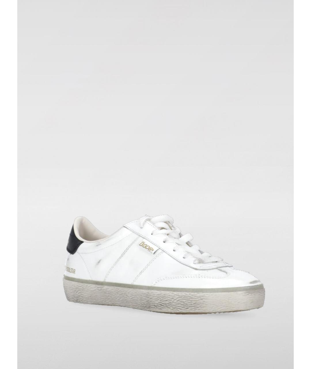 GOLDEN GOOSE DELUXE BRAND Белые кожаные кеды, фото 2