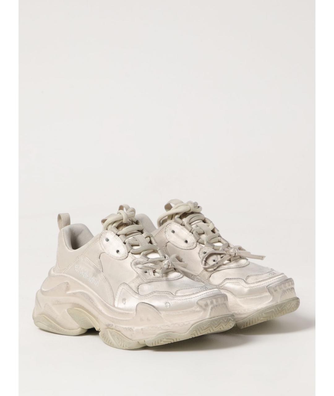BALENCIAGA Бежевые кроссовки, фото 2