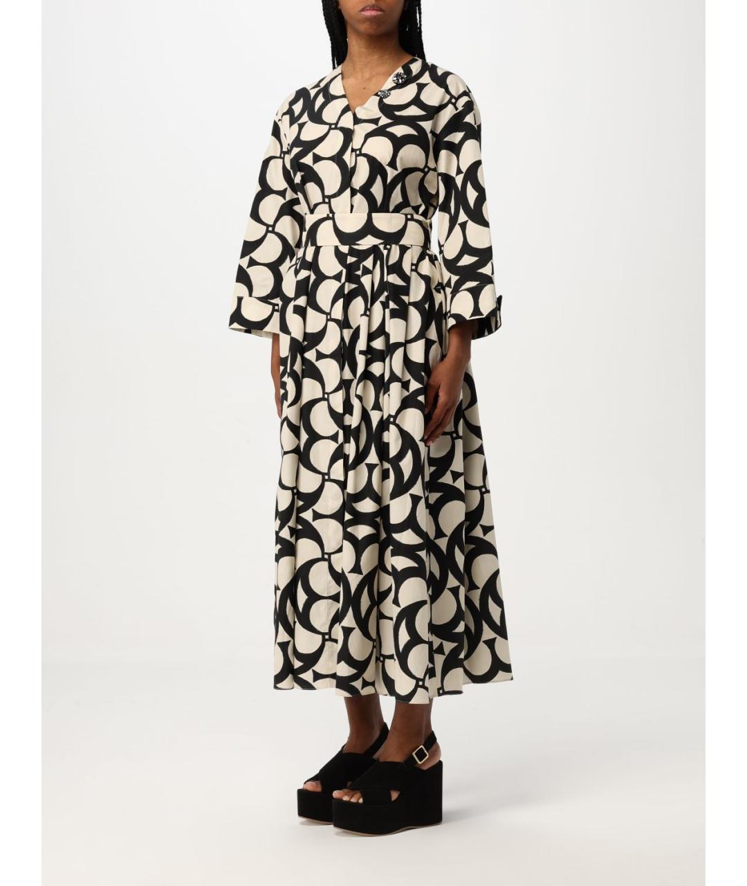 'S MAX MARA Мульти хлопковое повседневное платье, фото 4