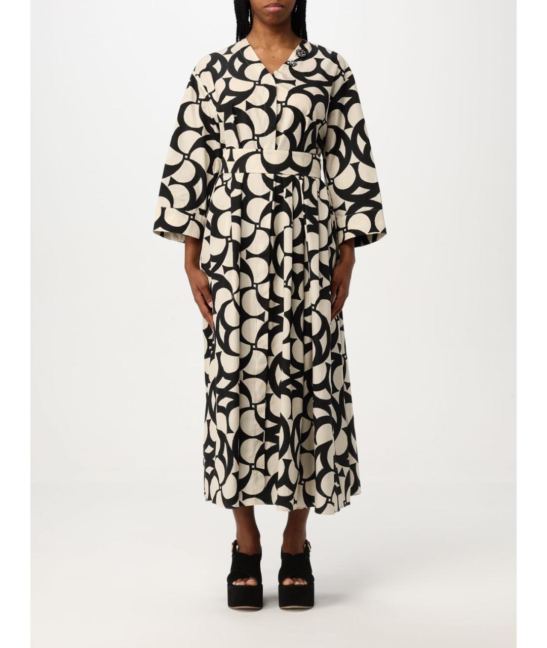 'S MAX MARA Мульти хлопковое повседневное платье, фото 2