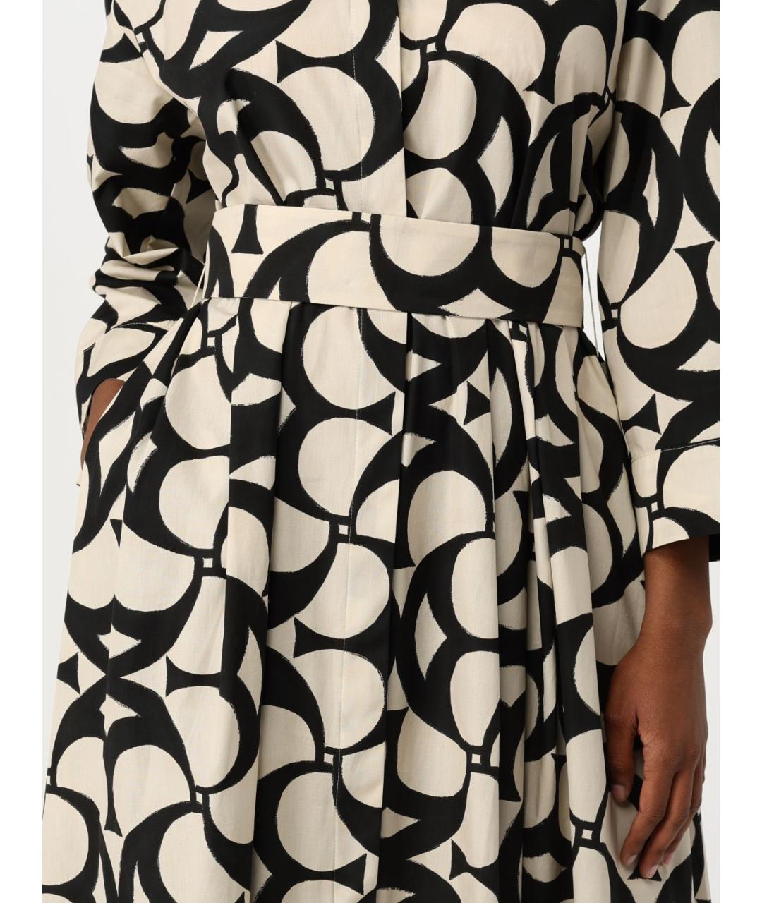 'S MAX MARA Мульти хлопковое повседневное платье, фото 5