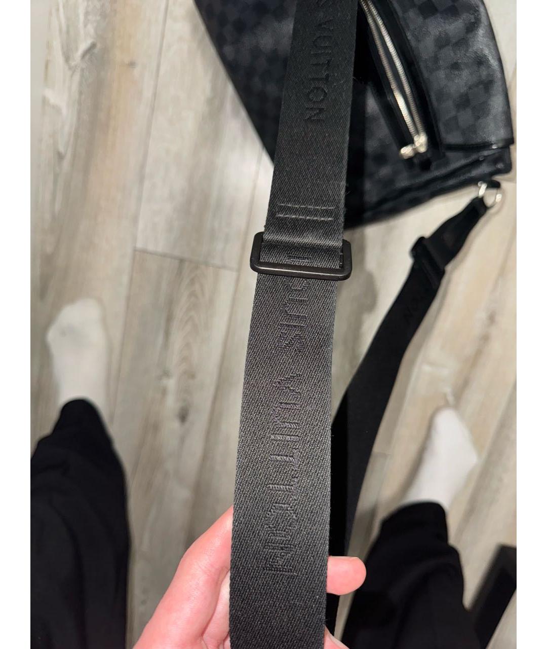 LOUIS VUITTON Черная сумка на плечо, фото 5