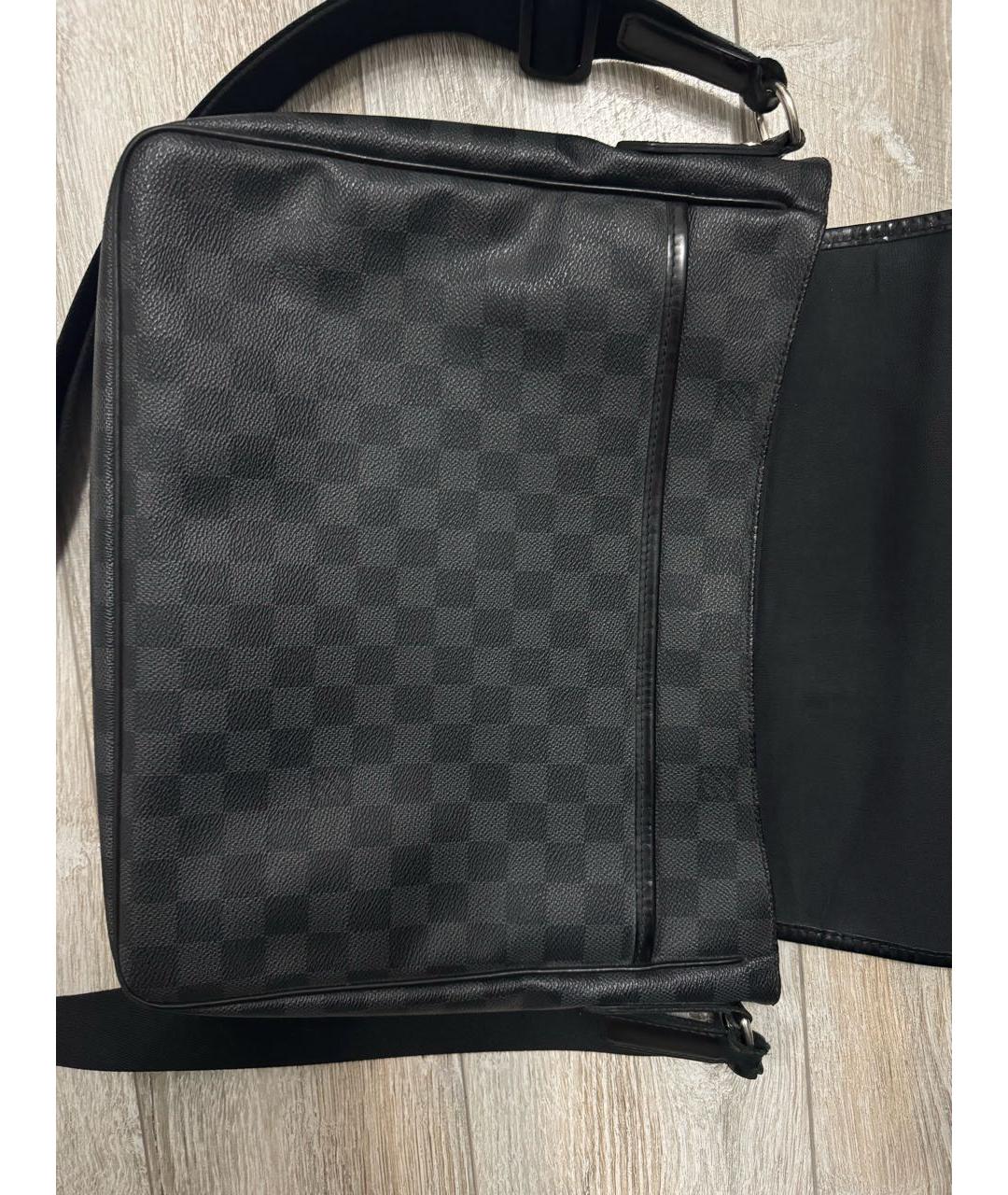 LOUIS VUITTON Черная сумка на плечо, фото 6