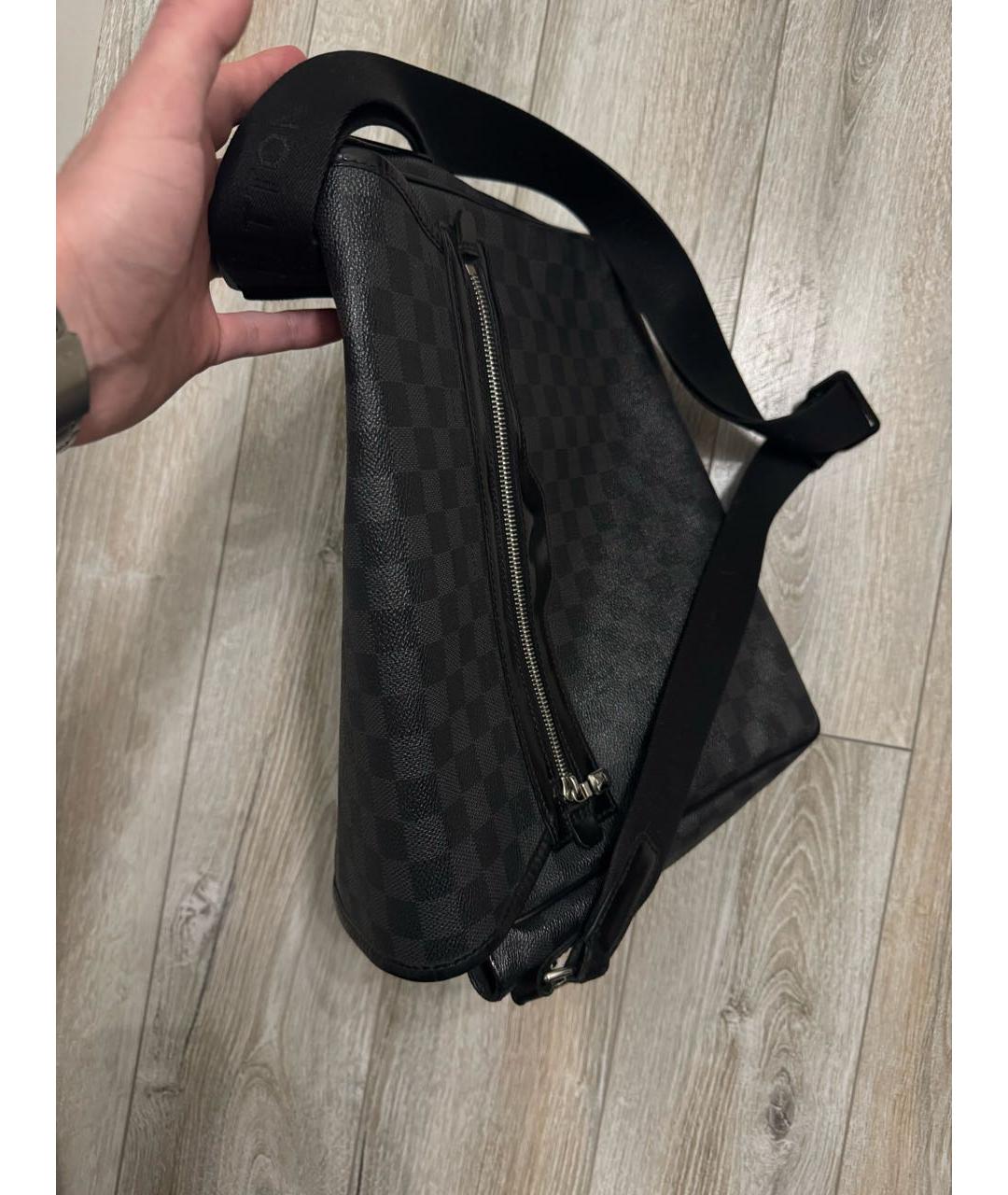 LOUIS VUITTON Черная сумка на плечо, фото 2