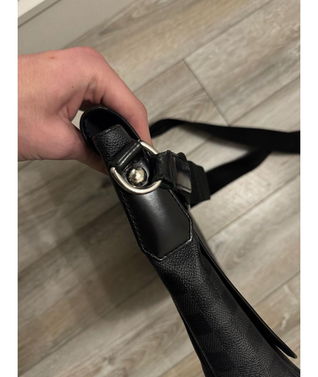 LOUIS VUITTON Черная сумка на плечо, фото 8