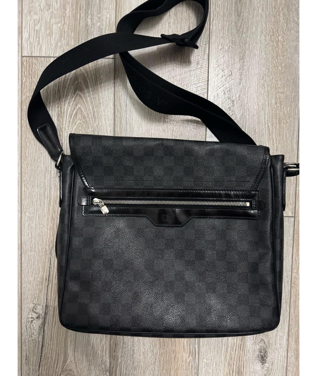 LOUIS VUITTON Черная сумка на плечо, фото 3