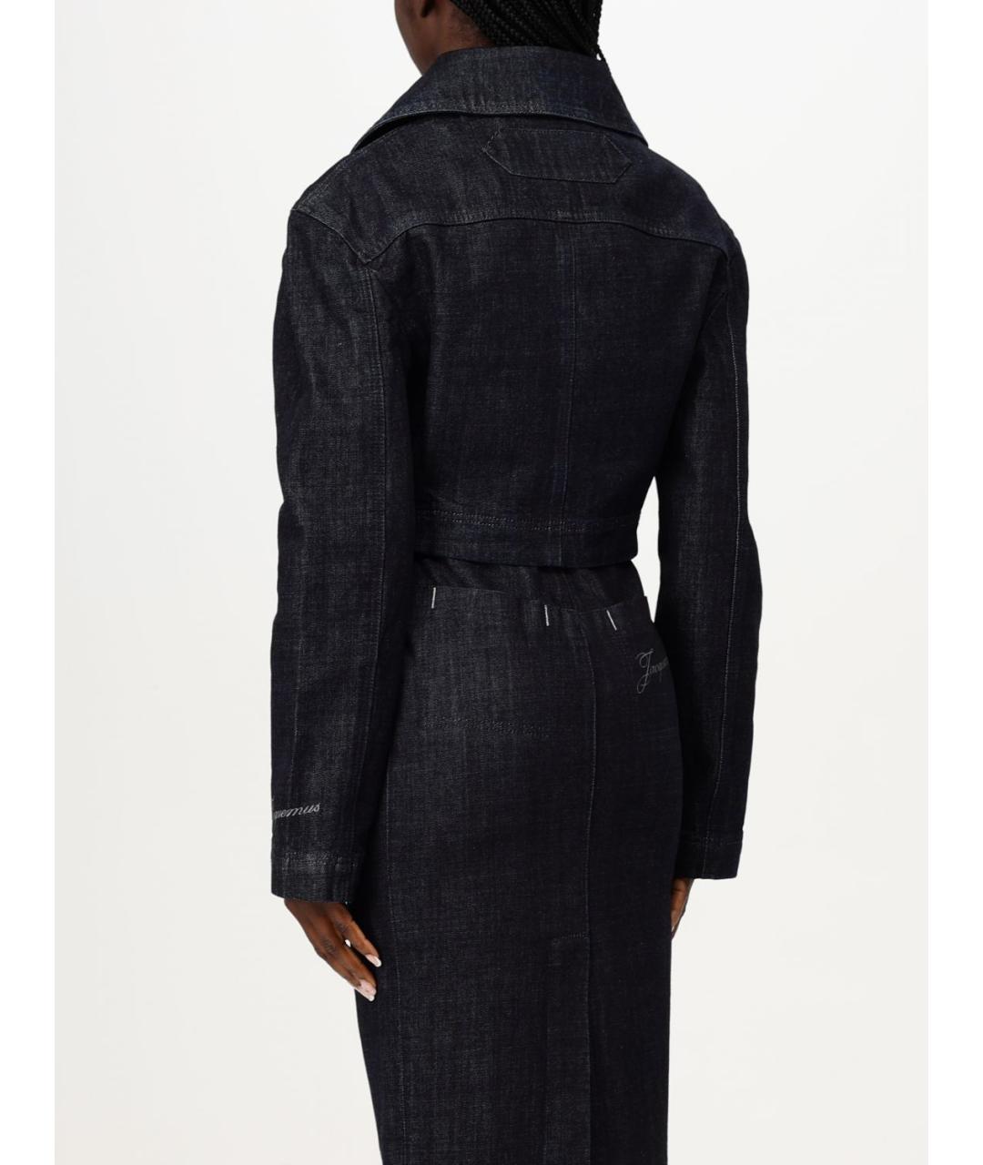 JACQUEMUS Синяя хлопковая куртка, фото 4
