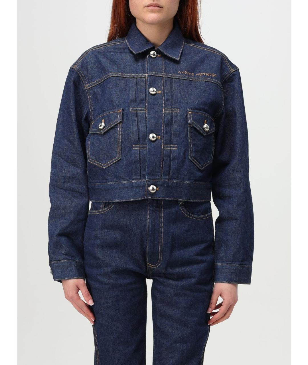 VIVIENNE WESTWOOD Синяя куртка, фото 2