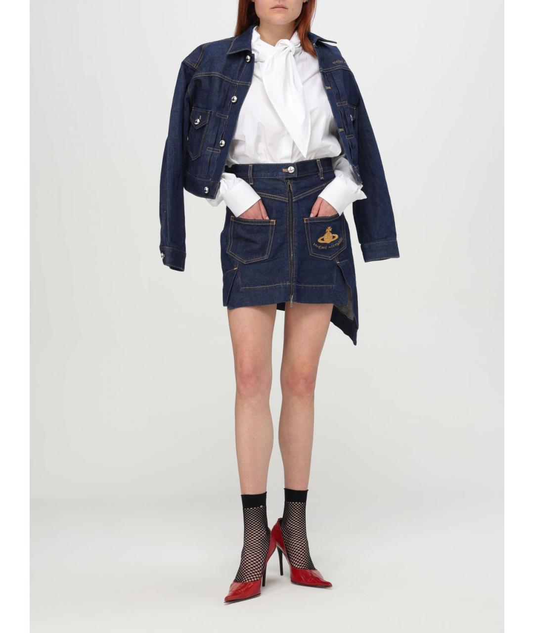 VIVIENNE WESTWOOD Синяя куртка, фото 3