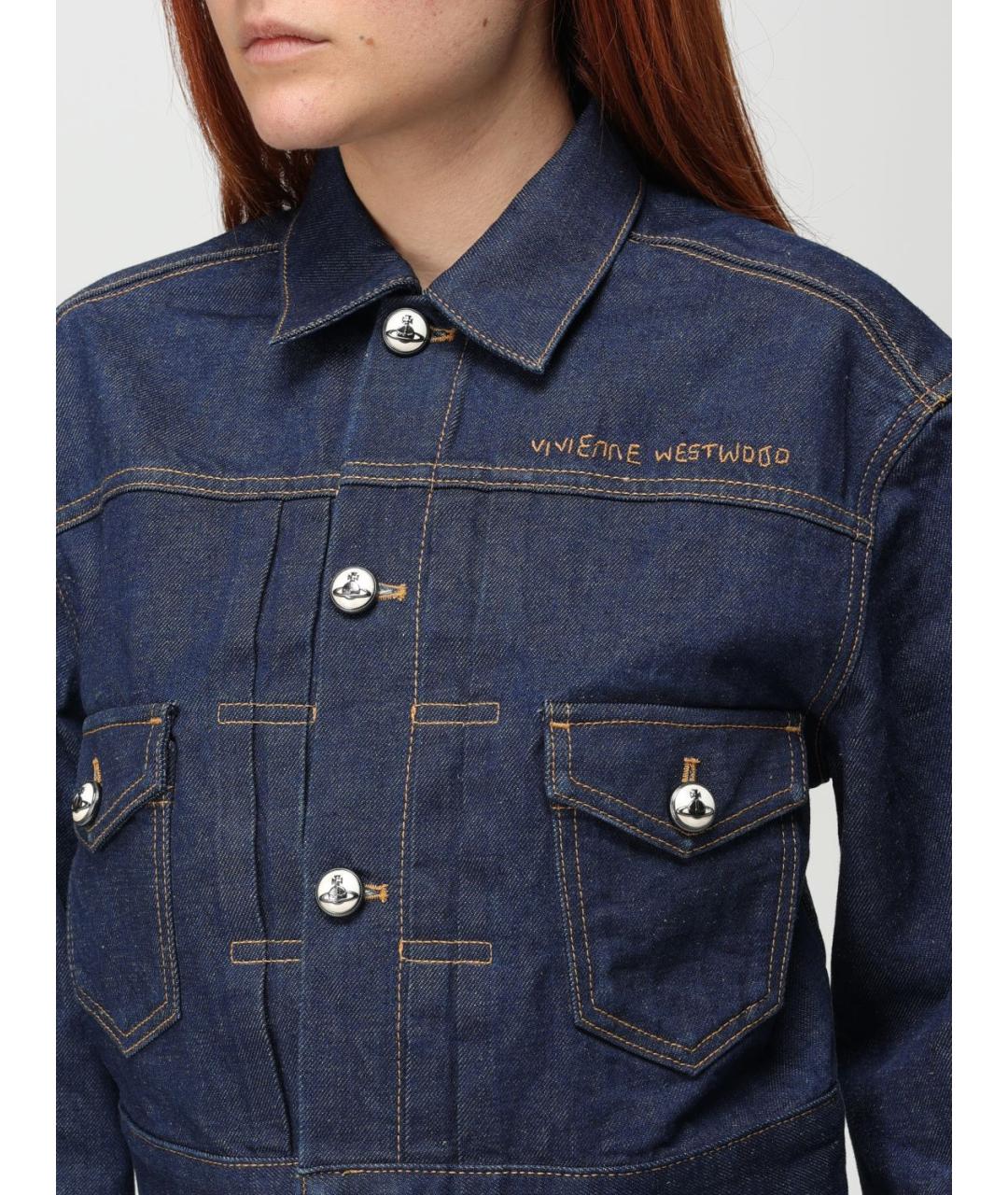 VIVIENNE WESTWOOD Синяя куртка, фото 6