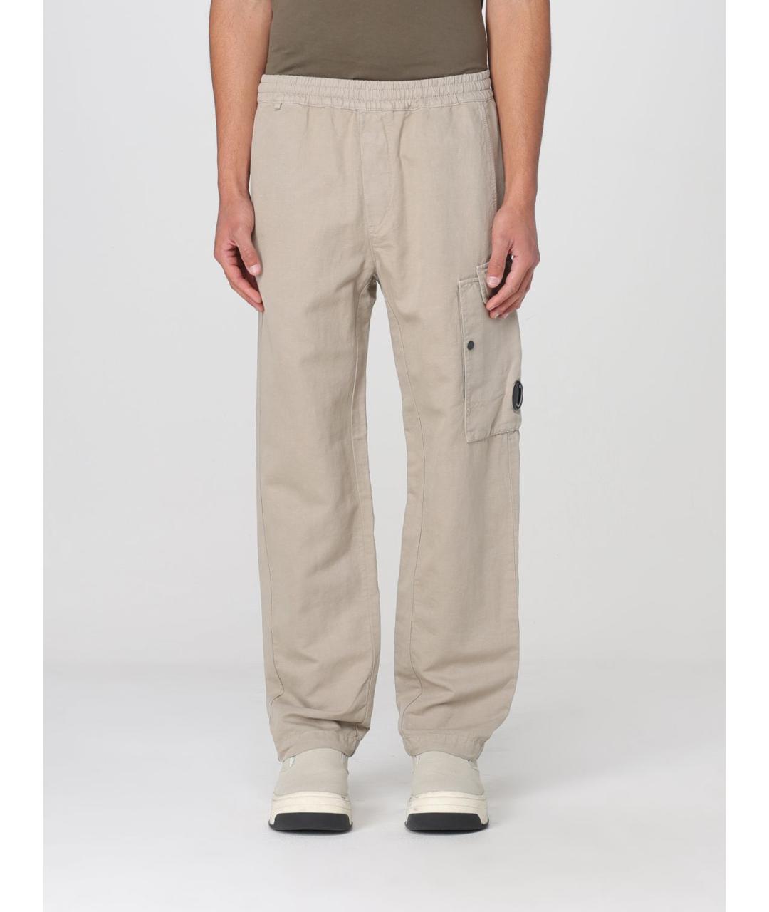 CP COMPANY Бежевые повседневные брюки, фото 2