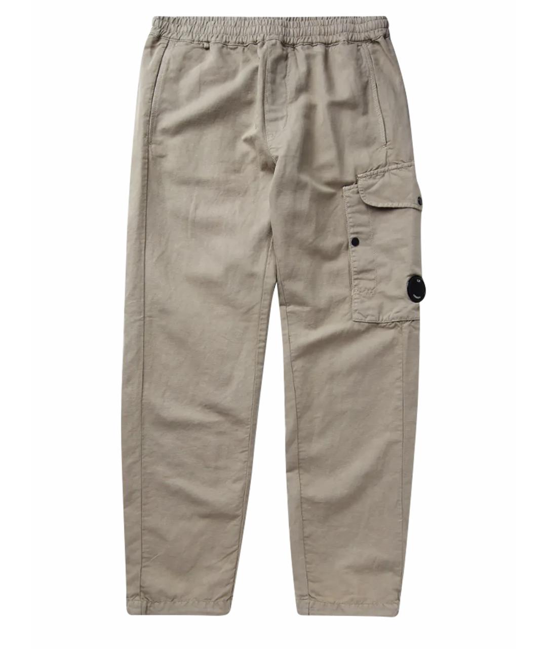 CP COMPANY Бежевые повседневные брюки, фото 1
