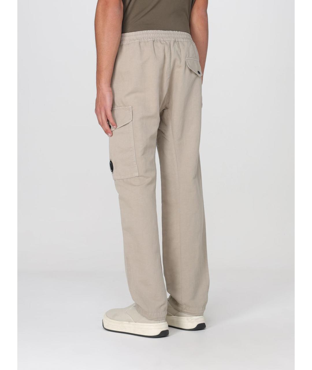 CP COMPANY Бежевые повседневные брюки, фото 4