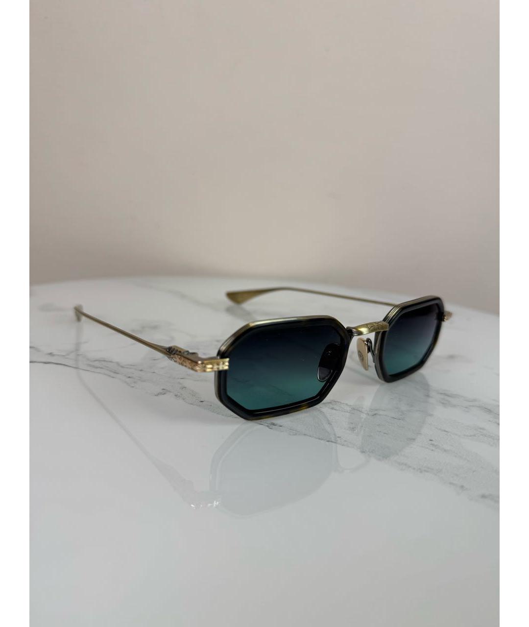 CHROME HEARTS Синие металлические солнцезащитные очки, фото 5