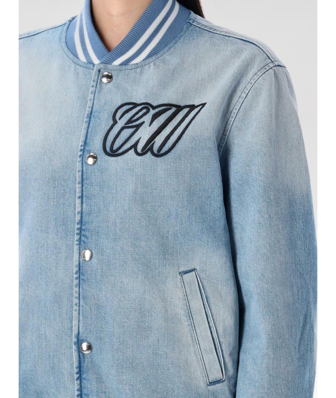 OFF-WHITE Голубая куртка, фото 4