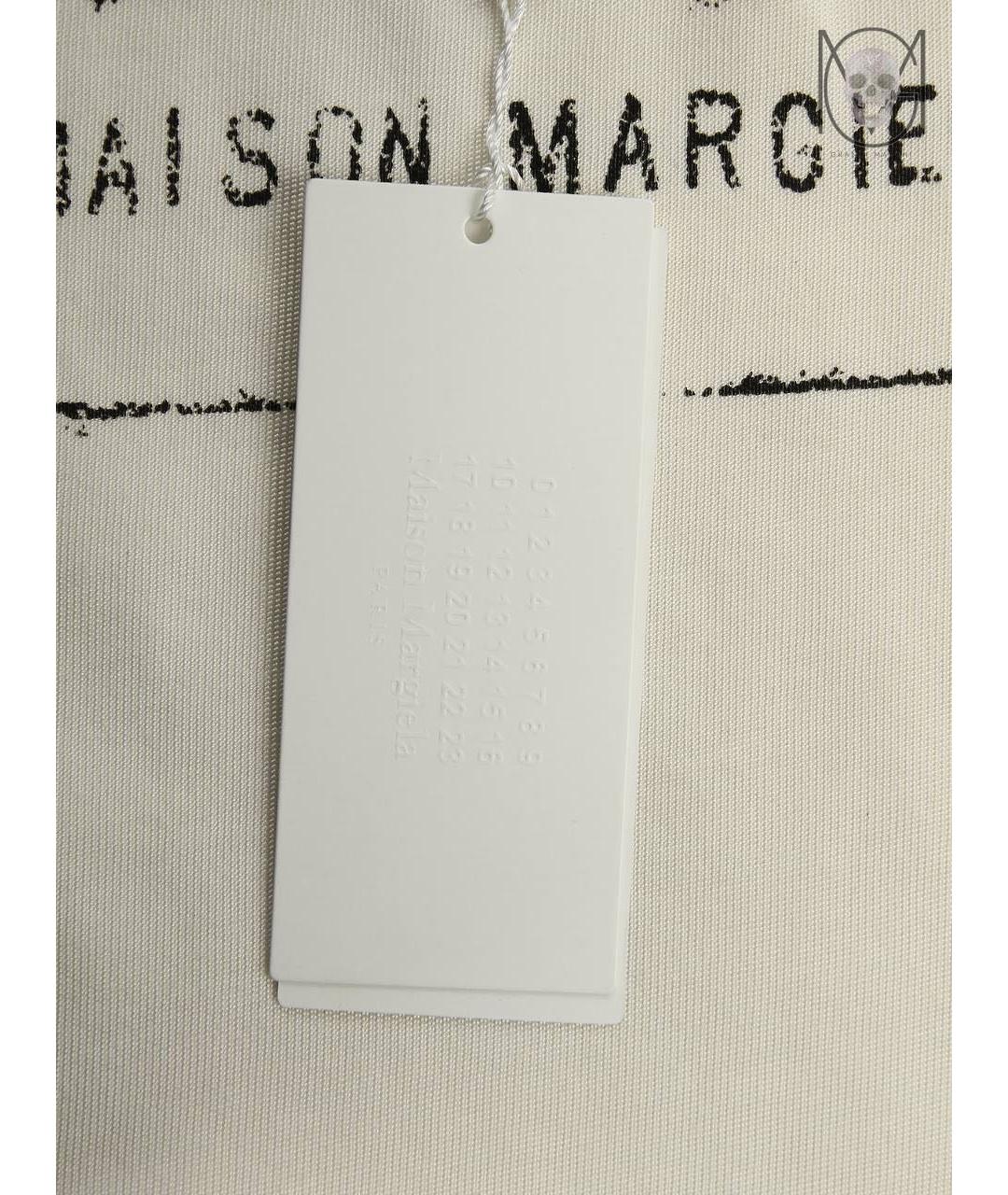 MAISON MARGIELA Бежевая хлопковая майка, фото 3