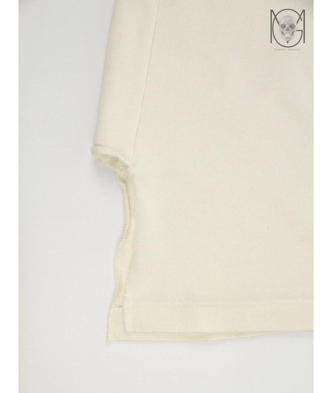 MAISON MARGIELA Бежевая хлопковая майка, фото 4