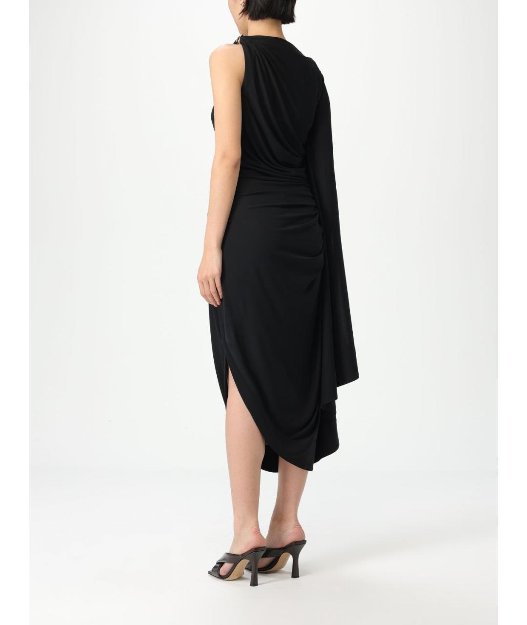 BOTTEGA VENETA Черное вискозное платье, фото 3