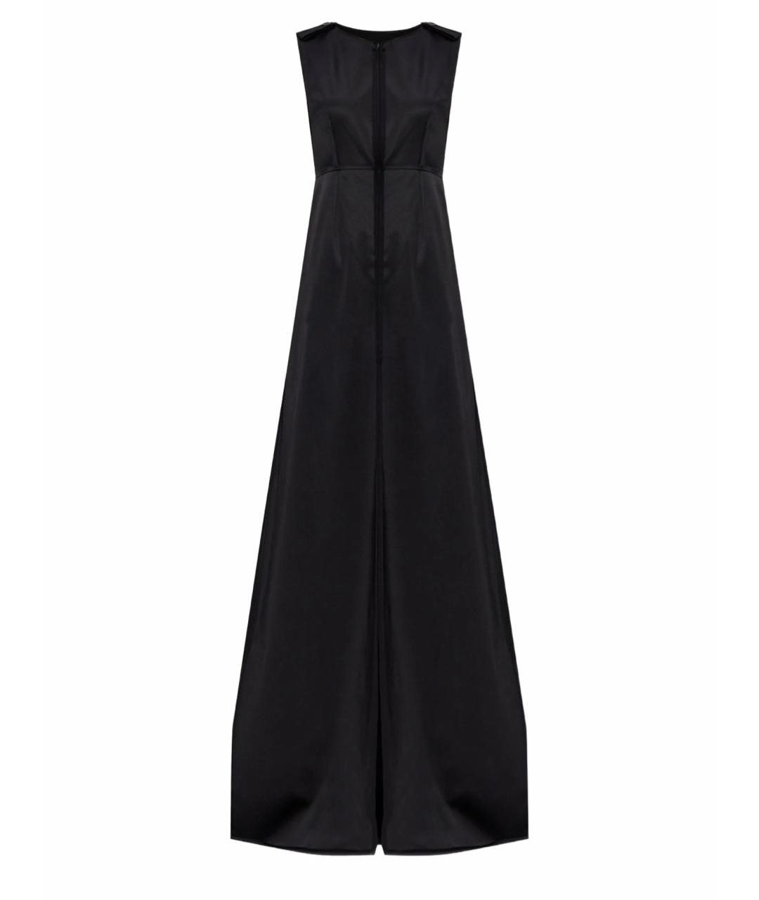 MM6 MAISON MARGIELA Черное вискозное платье, фото 1