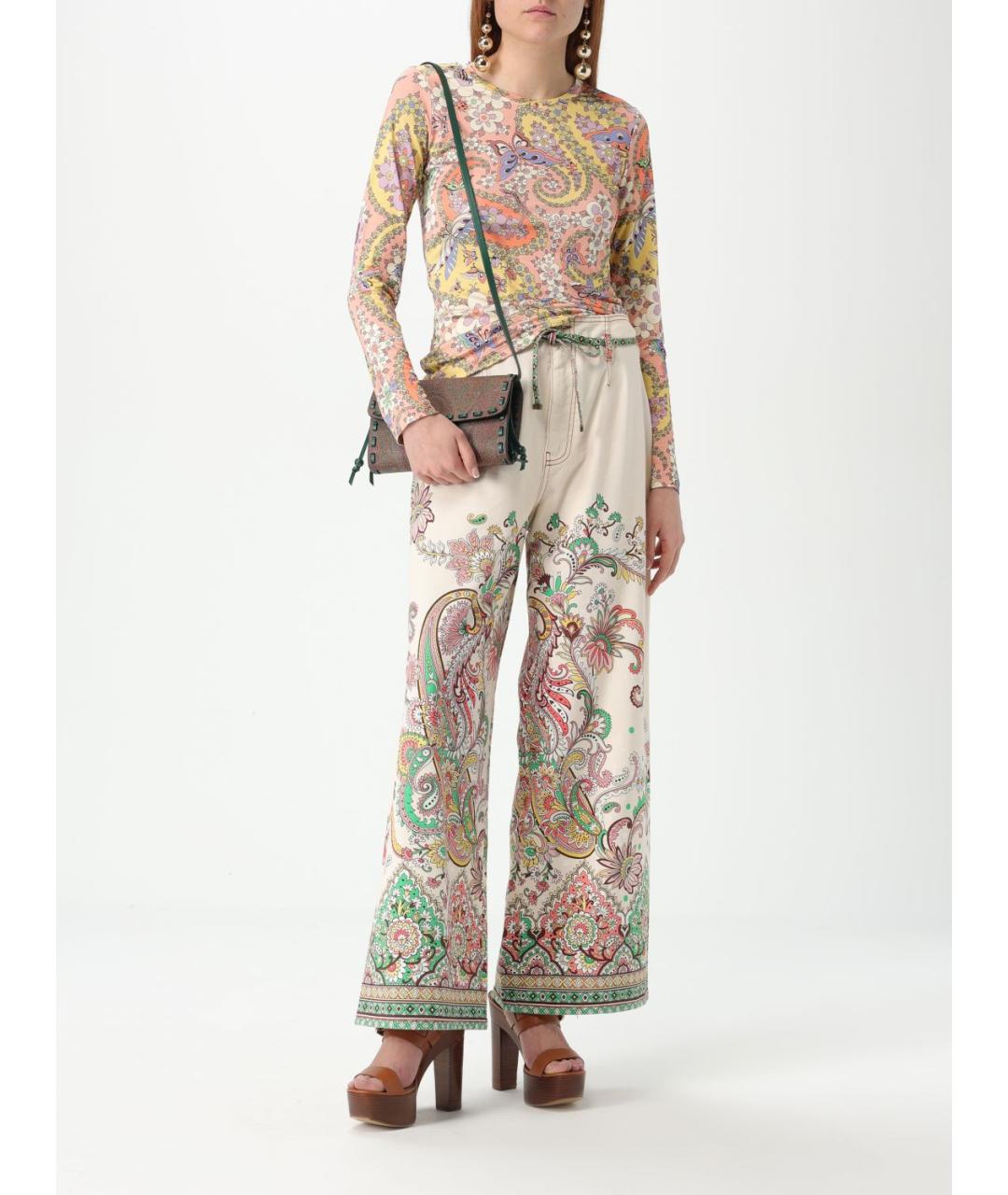 ETRO Мульти прямые джинсы, фото 3
