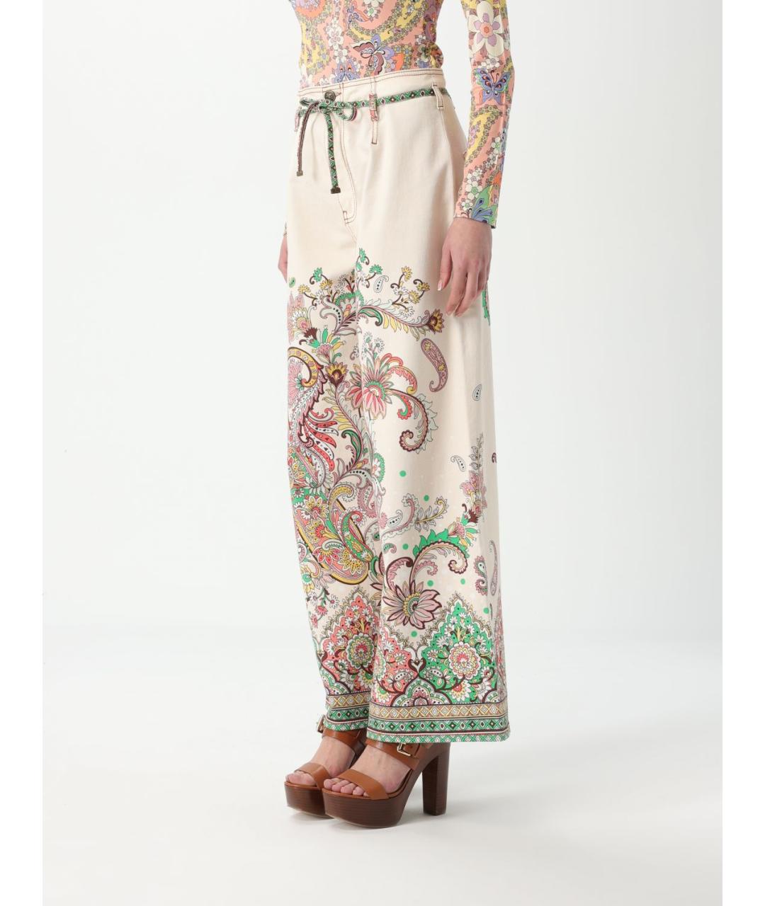 ETRO Мульти прямые джинсы, фото 5